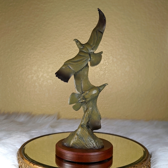 Primal Vision Eagles In Flight Art Sculpture 2008 Starlite Creations - Picture 2 of 8